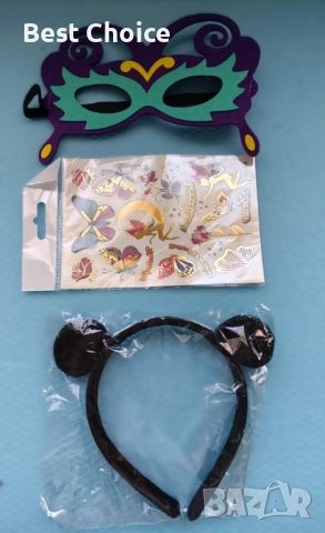 Детски костюм Пеперуда от 17 части, за момичета на 3-8 години, с крила и комплект аксесоари, снимка 8 - Детски комплекти - 52819336