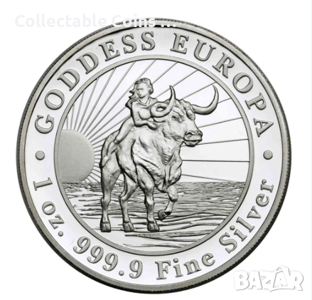 сребърна монета 1 оз 1 oz Европа