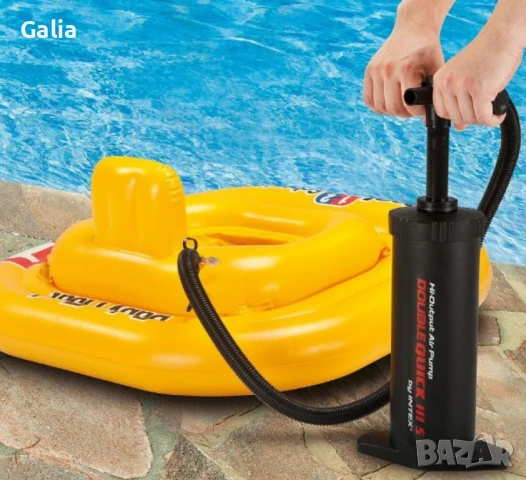 Ръчна помпа, Double Quick II 36см, INTEX, снимка 3 - Други инструменти - 50230025