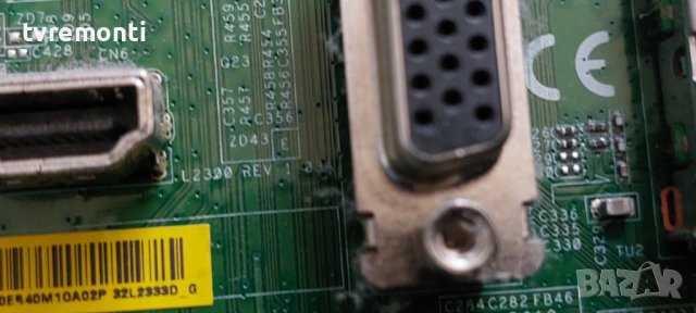 Main AV L2300 - REV:1.03A for TOSHIBA 32W2333D 32inc DISPLAY 96.32S03 004, снимка 3 - Части и Платки - 41567362