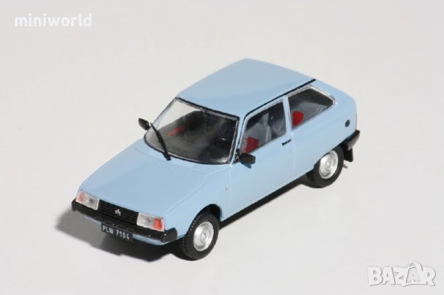 Oltcit Club Citroen Axel 1984 - мащаб 1:43 на DeAgostini моделът е нов в блистер, снимка 5 - Колекции - 40347891