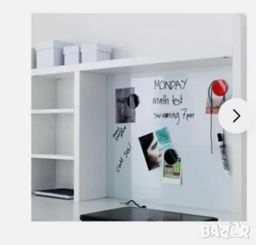 Надстройка за бюро Мики, Икеа, снимка 3 - Бюра - 50585653