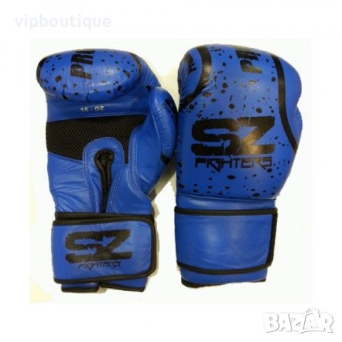 Боксови Ръкавици EVO Line Predator Изк Кожа Сини