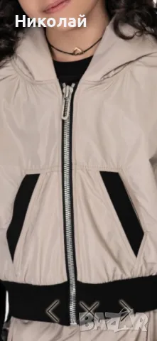 Суичър с цип и Карго панталон с райе 7-10г MADE BY SOCIETY, снимка 5 - Детски комплекти - 50428261