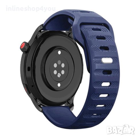 Силиконова Каишка за Huawei Watch GT2 GT3 Xiaomi Amazfit GTR 22mm, снимка 10 - Смарт гривни - 41762506