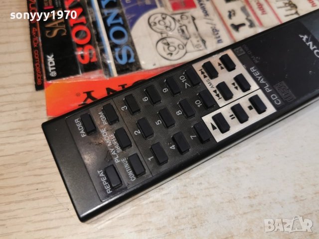 SONY RM-D190 CD PLAYER REMOTE CONTROL 1912251545, снимка 2 - Ресийвъри, усилватели, смесителни пултове - 52848533