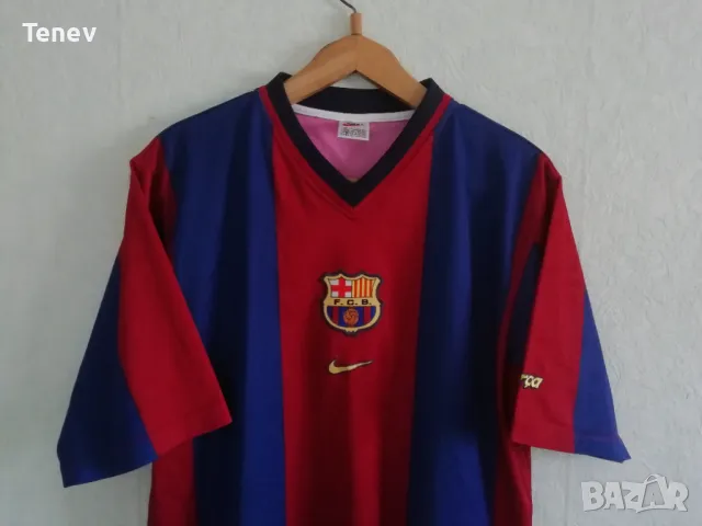 Barcelona Nike 1998/1999 Vintage оригинална тениска фланелка Барселона размер L, снимка 4 - Тениски - 50408212