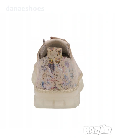 Дамски спортни обувки от естествена кожа с принт на цветя , снимка 8 - Дамски ежедневни обувки - 53822747