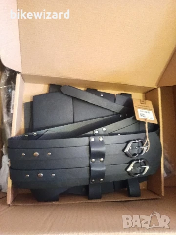 Средновековна броня HiiFeuer от изкуствена кожа с широк колан за бедрата двустранна ретро броня НОВО, снимка 8 - Други - 50755252