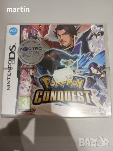 Nintendo DS игра Pokemon Conquest, НОВА (sealed), снимка 1 - Игри за Nintendo - 42194854