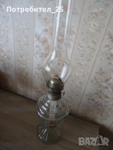 Голяма газена лампа, снимка 6 - Антикварни и старинни предмети - 40541252