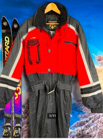 Ски костюм Vintage Error от Descente, размер 50 / М