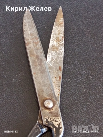 Стара шивашка ножица от соца рядка за КОЛЕКЦИЯ ДЕКОРАЦИЯ 50587, снимка 2 - Други ценни предмети - 51733045