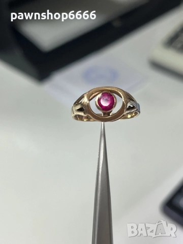 Златен пръстен 14К, снимка 3 - Пръстени - 52825055