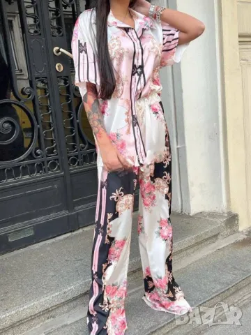 дамски сатенен комплект , снимка 2 - Комплекти - 50392467