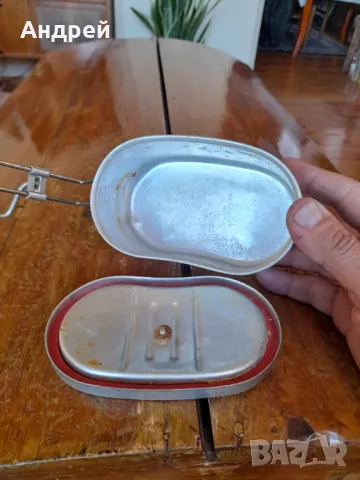 Стара алуминиева кутия за храна #4, снимка 4 - Други ценни предмети - 48039276