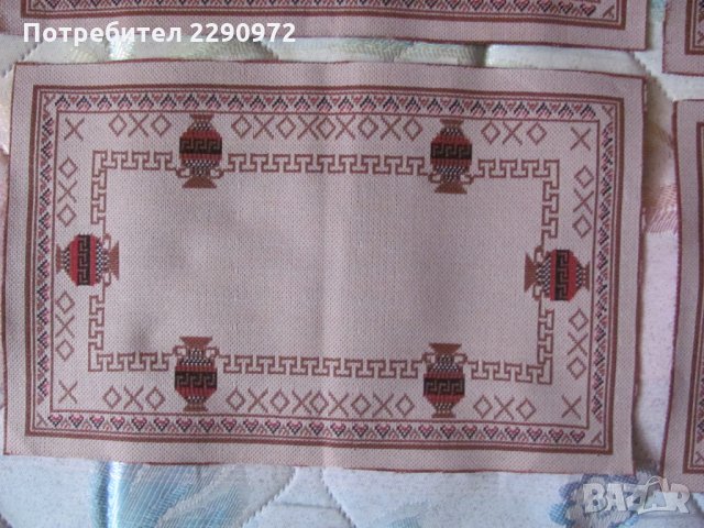 Покривчица и 6 салфетки за сервиране, снимка 2 - Покривки за маси - 34435832