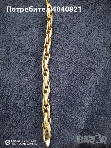 Сребърна гривна в прекрастно състояние, снимка 3 - Гривни - 52828372