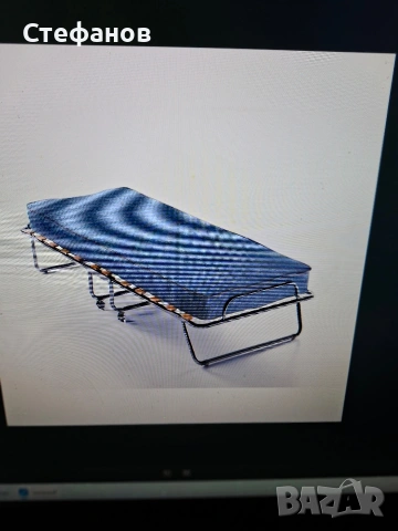 Сгъваемо, походно легло Milano с матрак 10 см