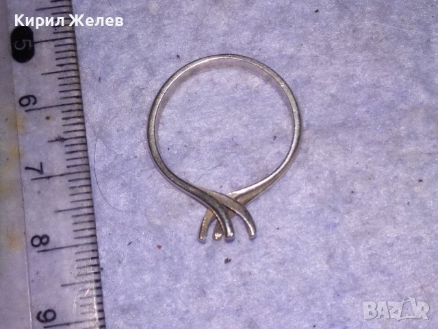 НЕЖЕН СРЕБЪРЕН ПРЪСТЕН ТИП ГОДЕЖЕН СРЕБРО 925 с ГНЕЗДО За ВГРАЖДАНЕ на СКЪПОЦЕНЕН КАМЪК 25676, снимка 8 - Пръстени - 41336849