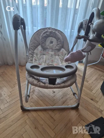 Бебешка люлка 2в1 Kikkaboo Mia Beige , снимка 2 - Детски люлки - 55750808