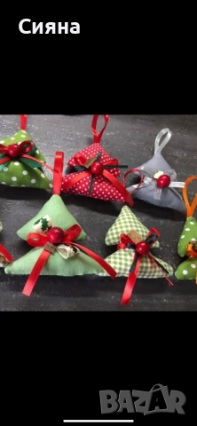 Текстилни коледни декорации, снимка 3 - Други - 52003747