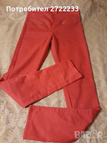 Оранжеви дамски дънки, снимка 11 - Дънки - 39461997