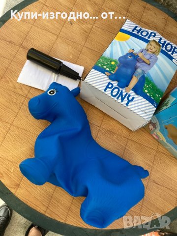 Детско пони за скачане John Hip Hop Pony , розов или син цвят, снимка 2 - Надуваеми играчки - 41698232