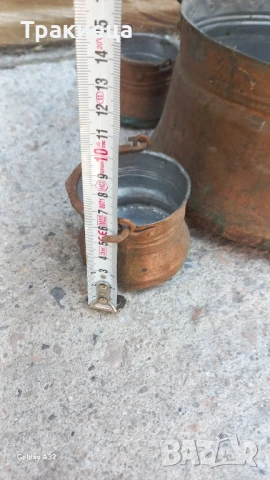 МЕДЕН БАКЪРЕН СЕРВИЗ БАКЪР МЕНЧЕ, снимка 5 - Антикварни и старинни предмети - 50710547