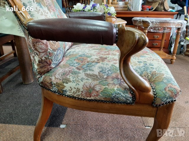 Ретро кресло внос от Холандия , снимка 7 - Дивани и мека мебел - 40251852