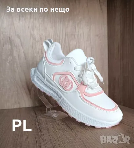 Дамски кожени спортни маратонки Pink Girl от 36 до 41 номер, снимка 6 - Маратонки - 47359185