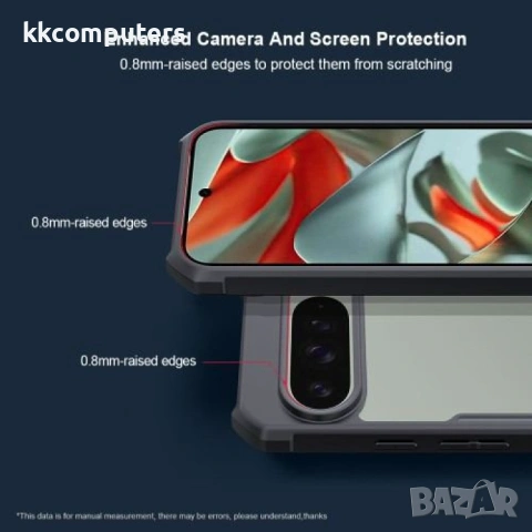 Google Pixel 9 Pro / Pixel 9 XUNDD Силиконов Калъф TPU+Acrylic и Протектор, снимка 5 - Калъфи, кейсове - 53097632