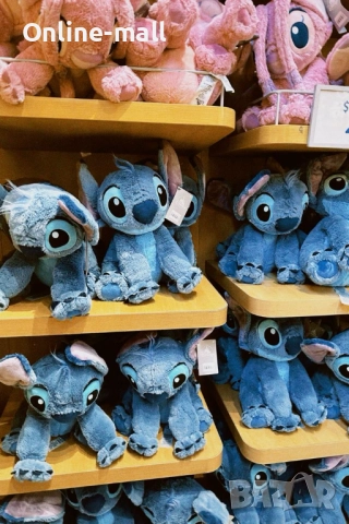 Плюшена играчка Лило и Стич Син/Розов Lilo Stitch плюшени играчки, снимка 4 - Плюшени играчки - 51461671