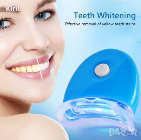 Апарат за избелване на зъби UV лампа 3D White, LED, бяла светлина, снимка 4 - Козметика за лице - 35740561