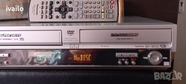 Panasonic VHS- DVD-DMR-E75V ЗАПИСВАЧКА, снимка 9 - Плейъри, домашно кино, прожектори - 56332871