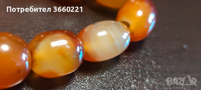 Оранжев ахат, снимка 6 - Колиета, медальони, синджири - 52255241