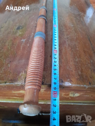 Стара дървена въдица, снимка 12 - Въдици - 53432983