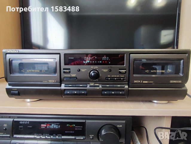 Technics rs-tr373 касетен дек , снимка 7 - Декове - 53665710