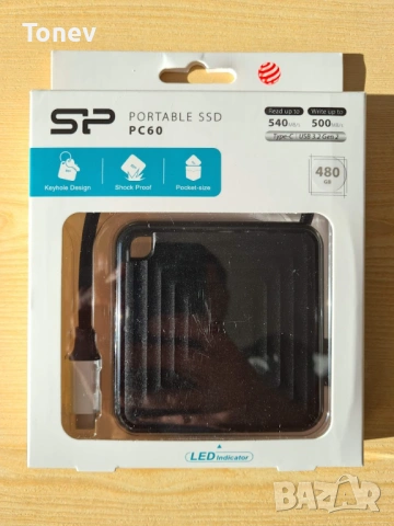Външен SSD диск Silicon Power PC60 480GB