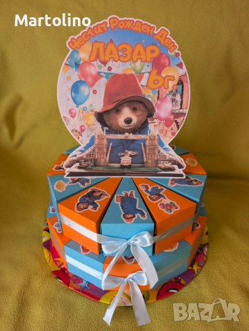 Картонена торта Стич, снимка 8 - Други - 52927496