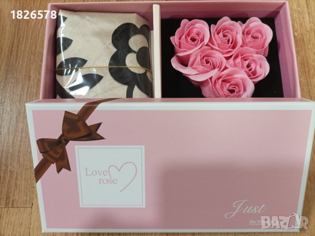 Комплект сапунени рози , снимка 2 - Подаръци за жени - 44275922