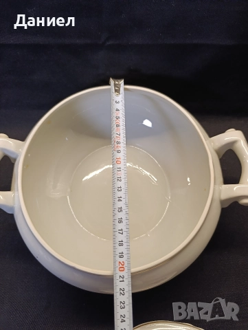 Български порцеланов супник , снимка 5 - Антикварни и старинни предмети - 52919834