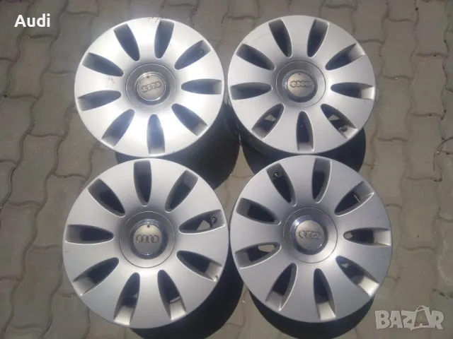 Оригинални джанти 16 цола 5×112mm за АUDI A3 A4 A5 A6 Комплект с оригинални капачки!