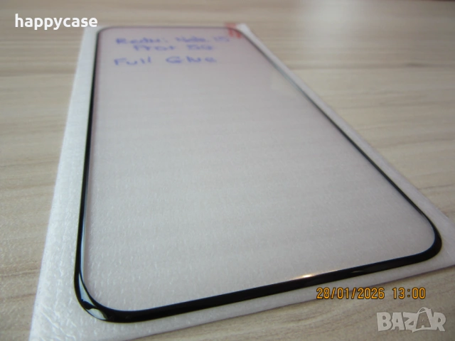 Xiaomi Redmi Note 15 Pro+ / 15 Pro 4G / 14 Pro / 14 Pro+ / 13 Pro+/ 3D ЦЯЛО ЛЕПИЛО Стъклен протектор, снимка 12 - Фолия, протектори - 43803989