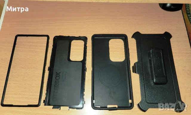 Оригинален удароустойчив каучуков  калъф Otterbox за Samsung S25 ULTRA черен, снимка 3 - Калъфи, кейсове - 50841527