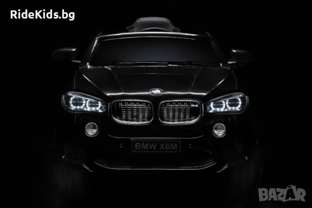 Луксозен детски акумулаторен BMW X6 - Черен, с дистанционно и LED светлини, снимка 15 - Детски велосипеди, триколки и коли - 49964176