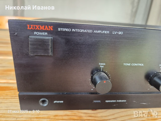 Усилвател Luxman LV-90, снимка 2 - Ресийвъри, усилватели, смесителни пултове - 50476611