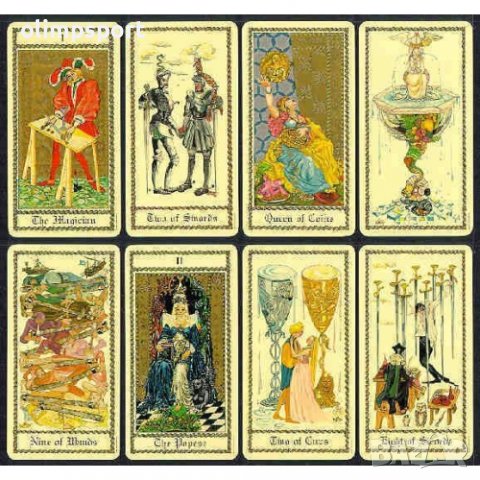 карти таро  AGM SCAPINI MEDIEVAL нови, снимка 2 - Карти за игра - 39792257