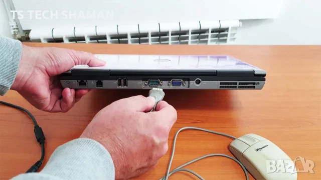 ⭐Продавам уникален ретро лаптоп HP Dell Latitude D620 с Windows XP и РАБОТЕЩ сериен порт COM1⭐, снимка 7 - Антикварни и старинни предмети - 56131957