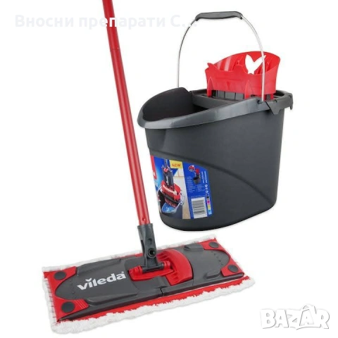 Vileda Revolution Виледа Система за почистване , снимка 2 - Мопове, кофи, четки и метли - 53709015